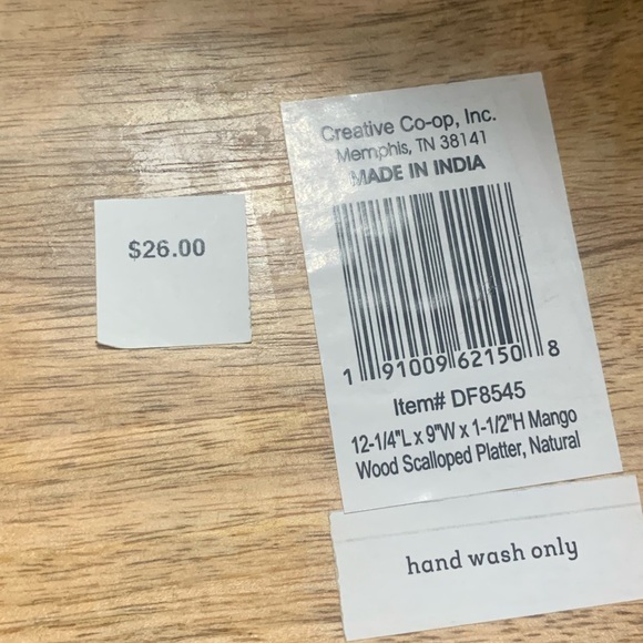 Small wooden tray- bread bowl - Picture 2 of 2